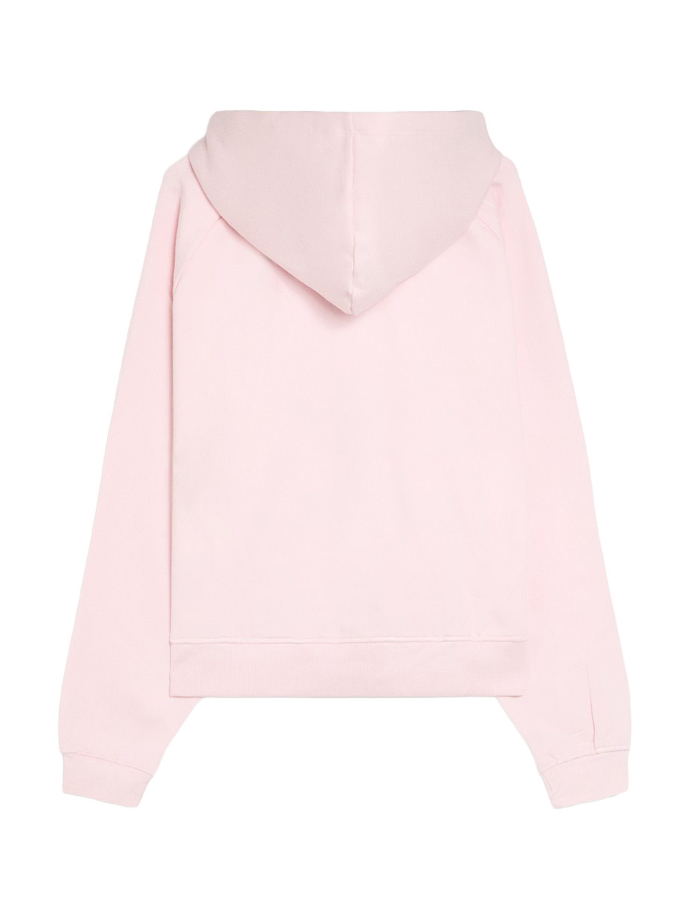 Bershka Sweat jacket in Pink: back