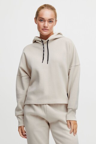 Oxmo Sweatshirt 'Sanni' in Beige: predná strana