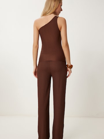 Happiness İstanbul Hlačni kostim | rjava barva