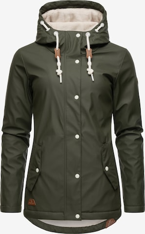 Ragwear Performance Jacket 'Marge' in Green: front