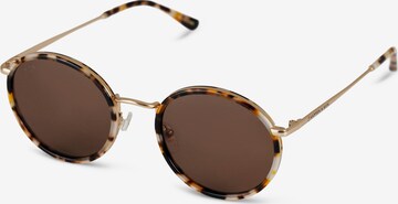 Kapten & Son Zonnebril 'Amsterdam Desert Speckled Brown' in Bruin: voorkant