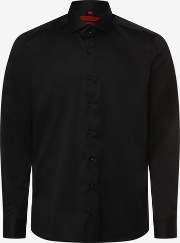 Finshley & Harding Overhemd in Zwart: voorkant