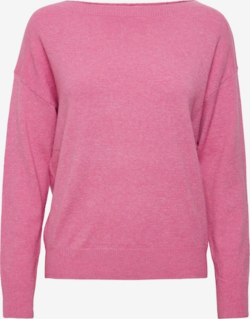 Pull-over 'SELLA' ICHI en rose : devant