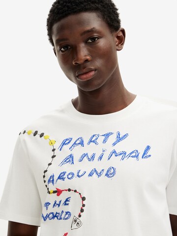 T-Shirt Desigual en blanc