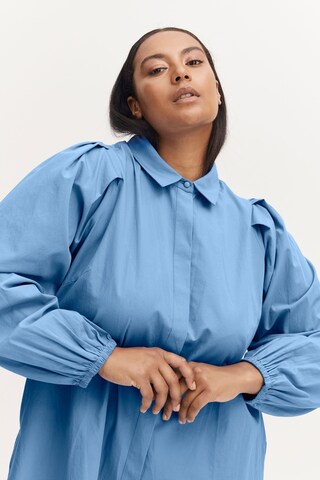 Fransa Blouse in Blue: front