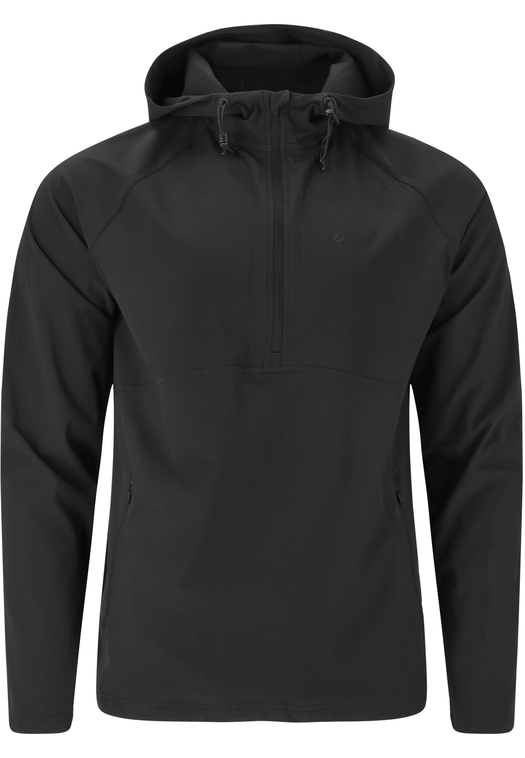 Virtus Funktionsjacke 'Colin' in Schwarz: Vorderseite