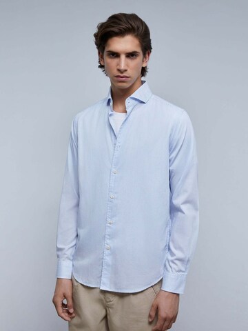 Coupe regular Chemise 'Elisee' Scalpers en bleu