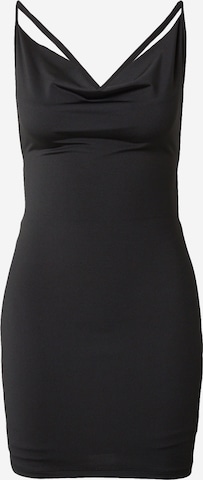 VIERVIER Cocktail Dress 'Nelly' in Black: front