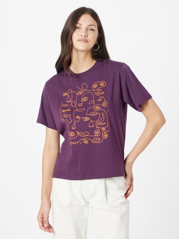 Iriedaily T-Shirt in Lila: predná strana
