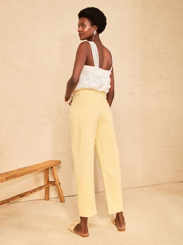 love & roses Barrel Jeans i gul