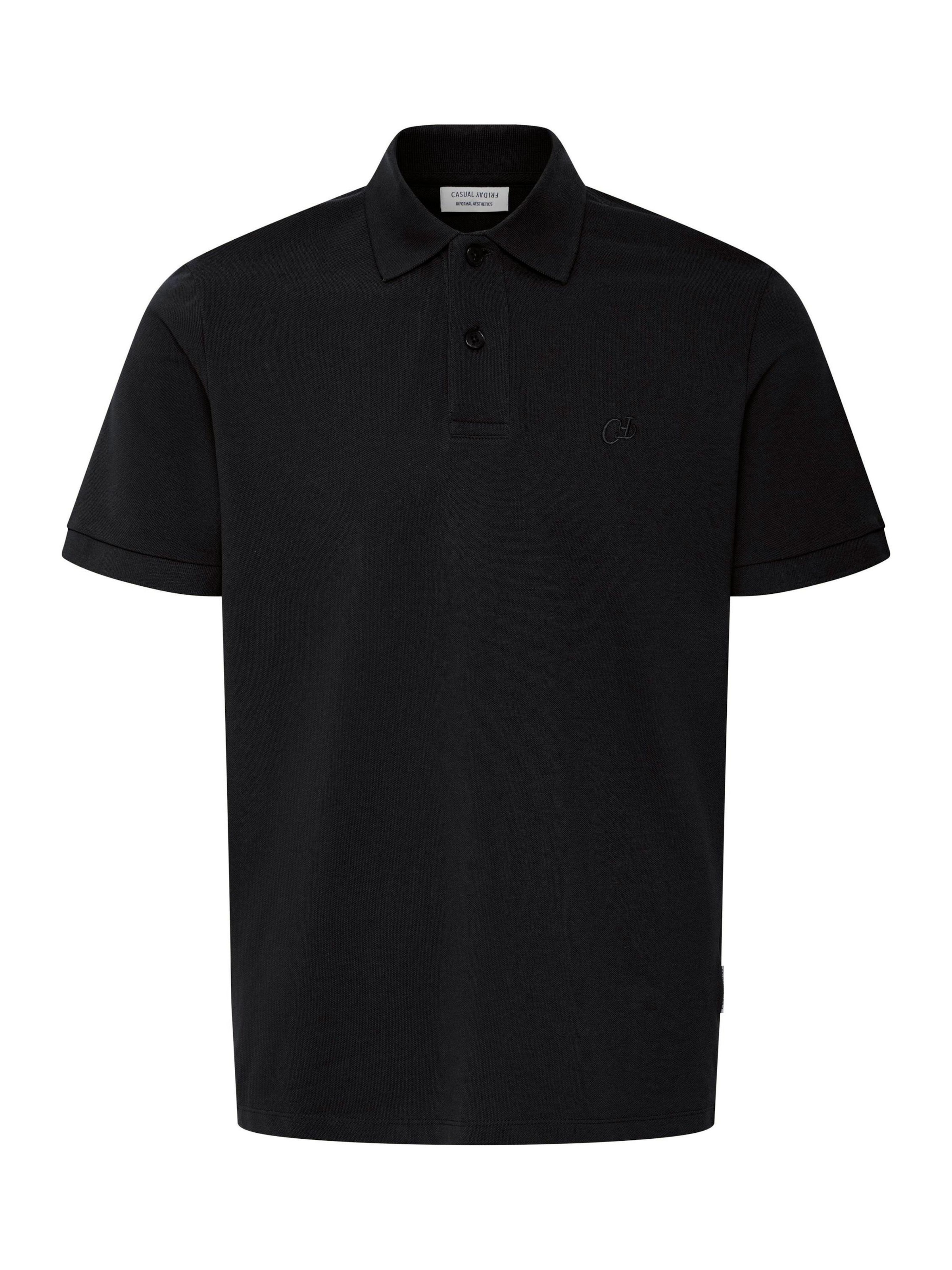 Casual Friday - Camiseta ' CFSolheim ' en negro: frente