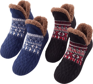 BONVERANO Ankle Socks in Blue: front