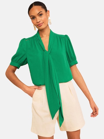 love & roses Bluza | zelena barva: sprednja stran