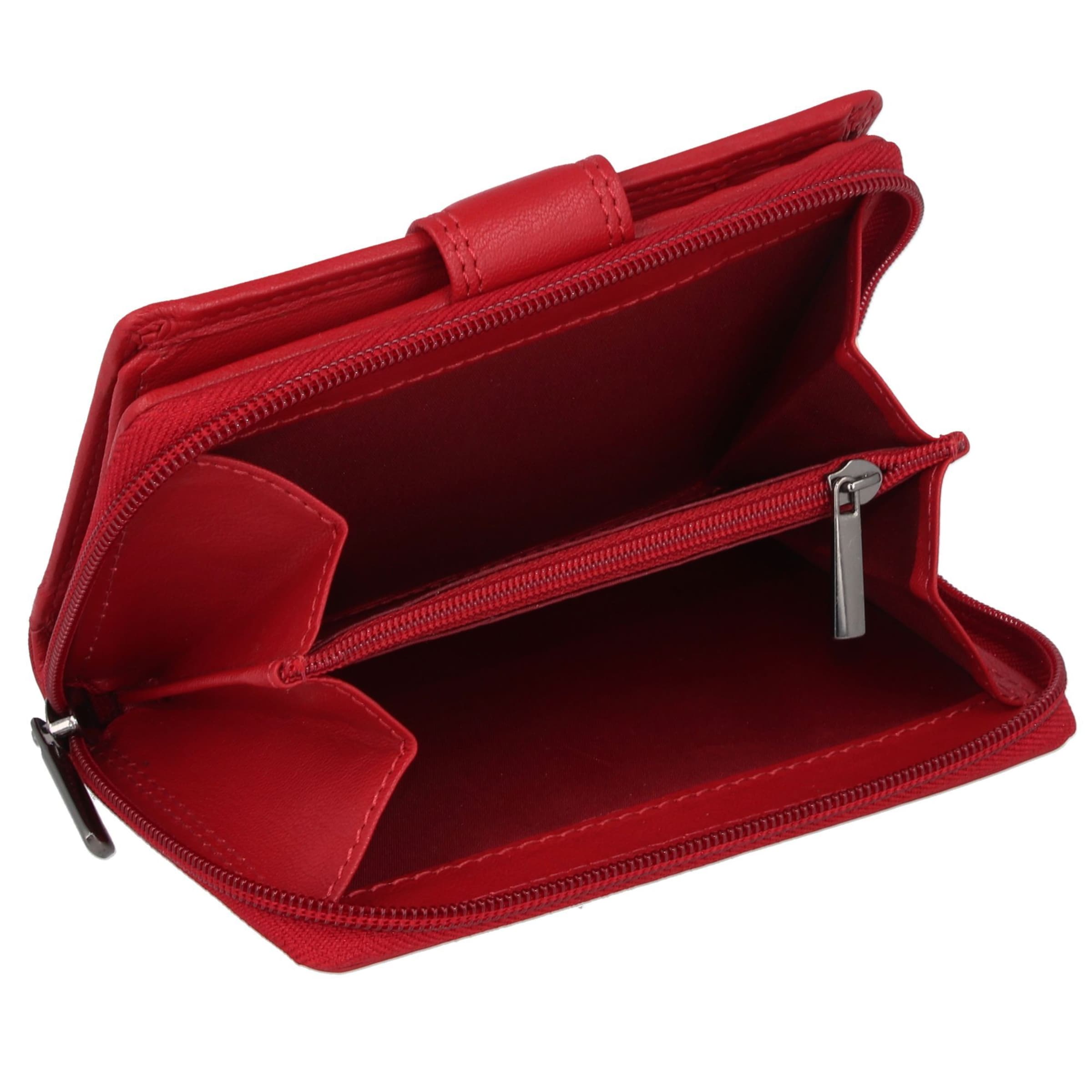 mano Portemonnee 'Donna Giulia' in Rood