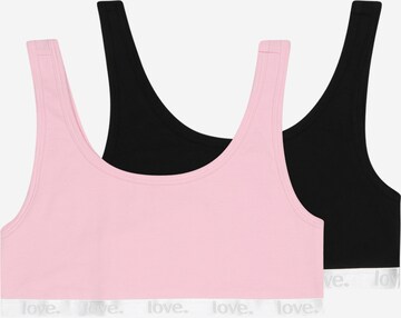 SCHIESSER Bustier BH in Roze: voorkant