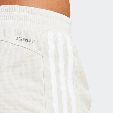 pilka ADIDAS SPORTSWEAR Standartinis Sportinės kelnės 'Pacer 3-Stripes '