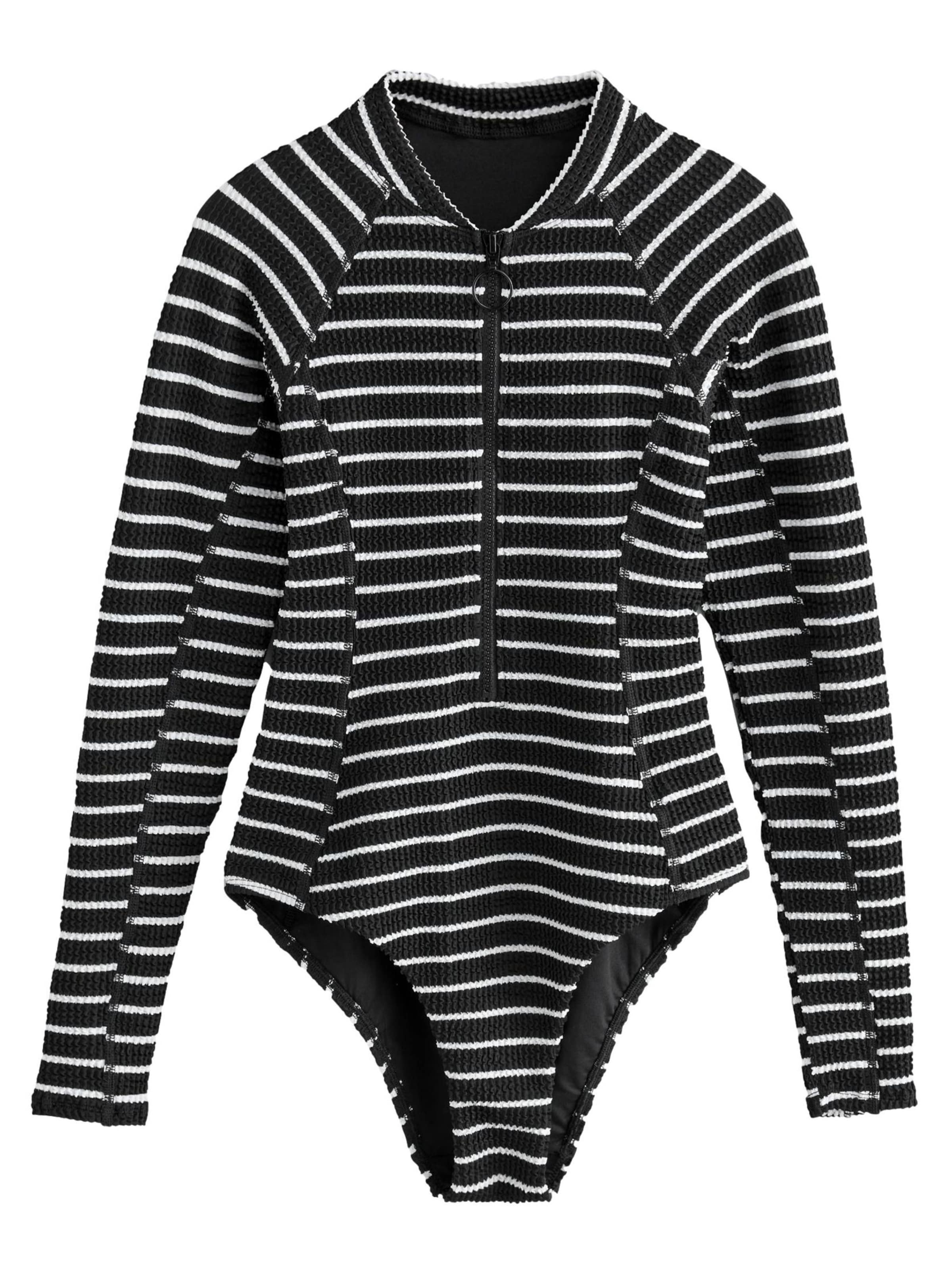 Next Ujumistrikoo, värv must: eest vaates