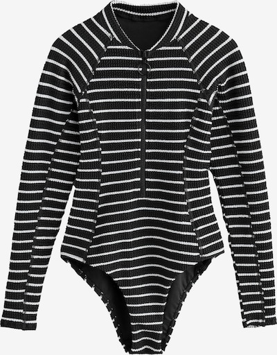 Maudymosi kostiumėlis iš Next, spalva – juoda / balta, Prekių apžvalga