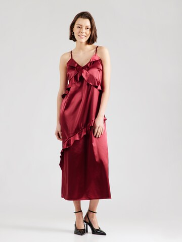 OBJECT Cocktail Dress 'OBJSALLY' in Red: front
