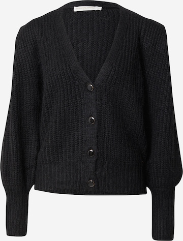 La petite étoile Knit Cardigan 'ADELINA' in Black: front