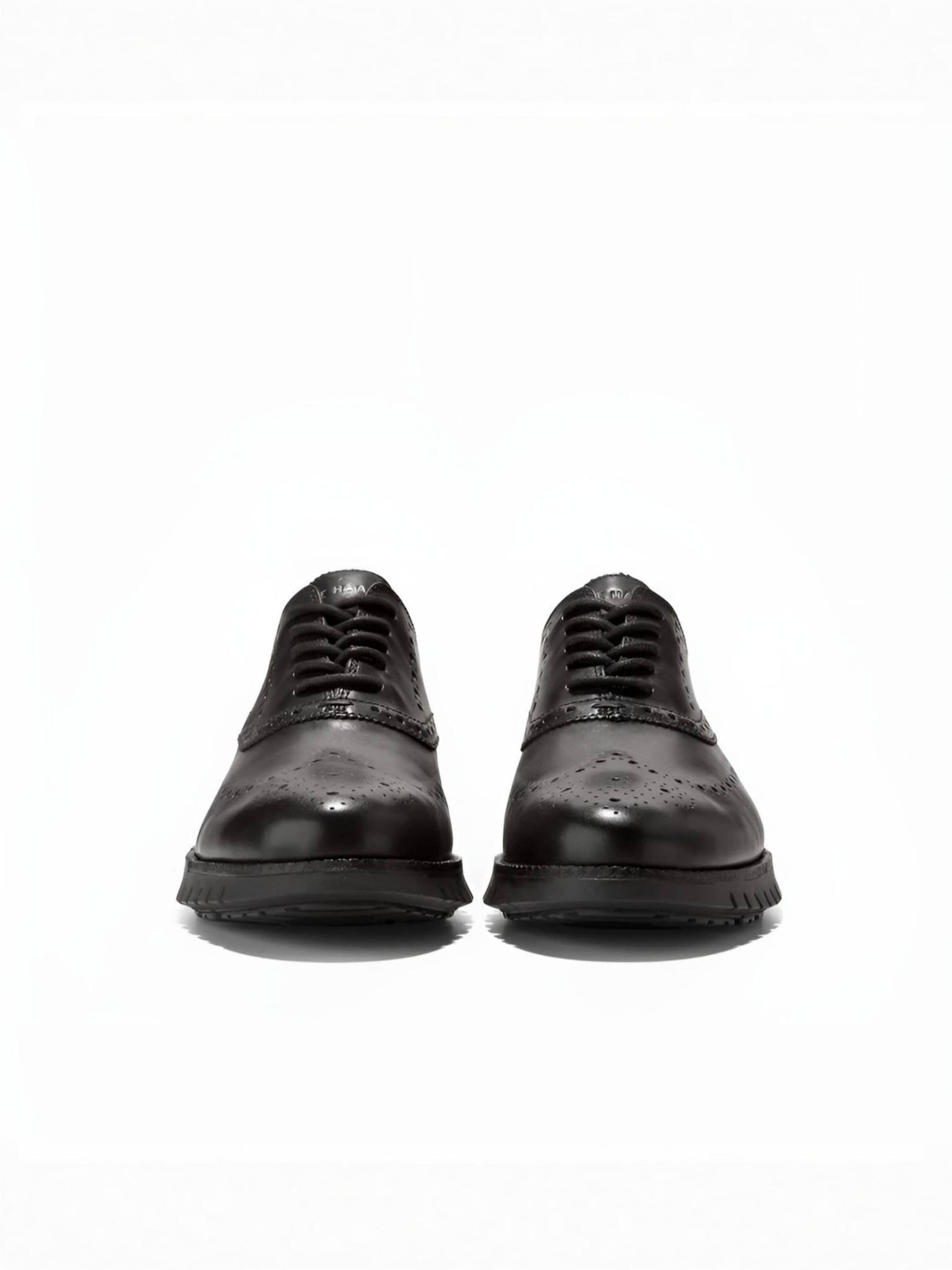 Cole Haan Δετό παπούτσι 'ZG RMSTD WINGTIP OX' σε μαύρο