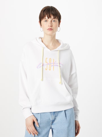 Sweat-shirt 'GR Authentic Hoodie' LEVI'S ® en blanc : devant