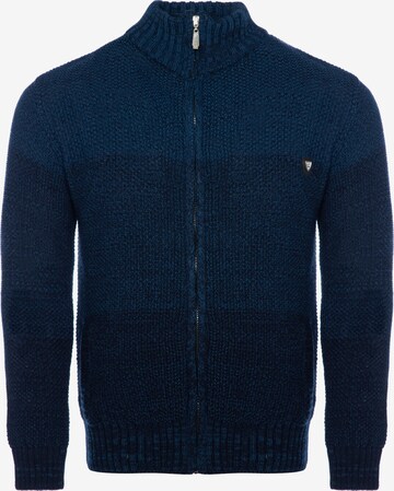 CARISMA Gebreid vest in Blauw: voorkant