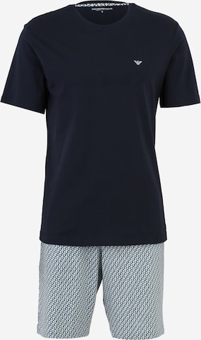 mėlyna Emporio Armani Trumpa pižama: priekis