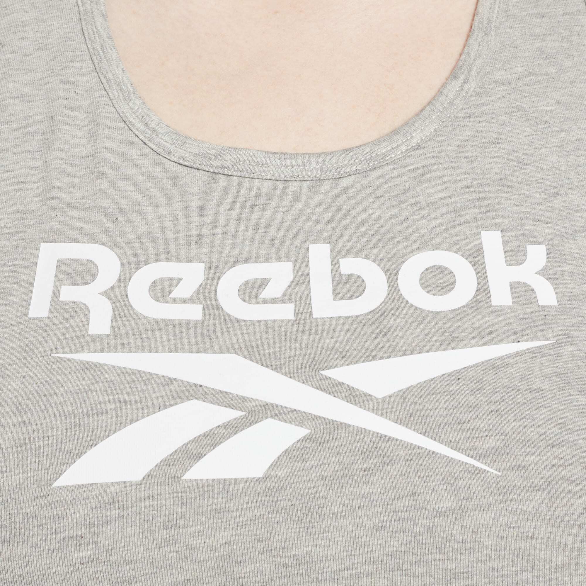 Reebok Sport Sport-BH Identity in Grau 
