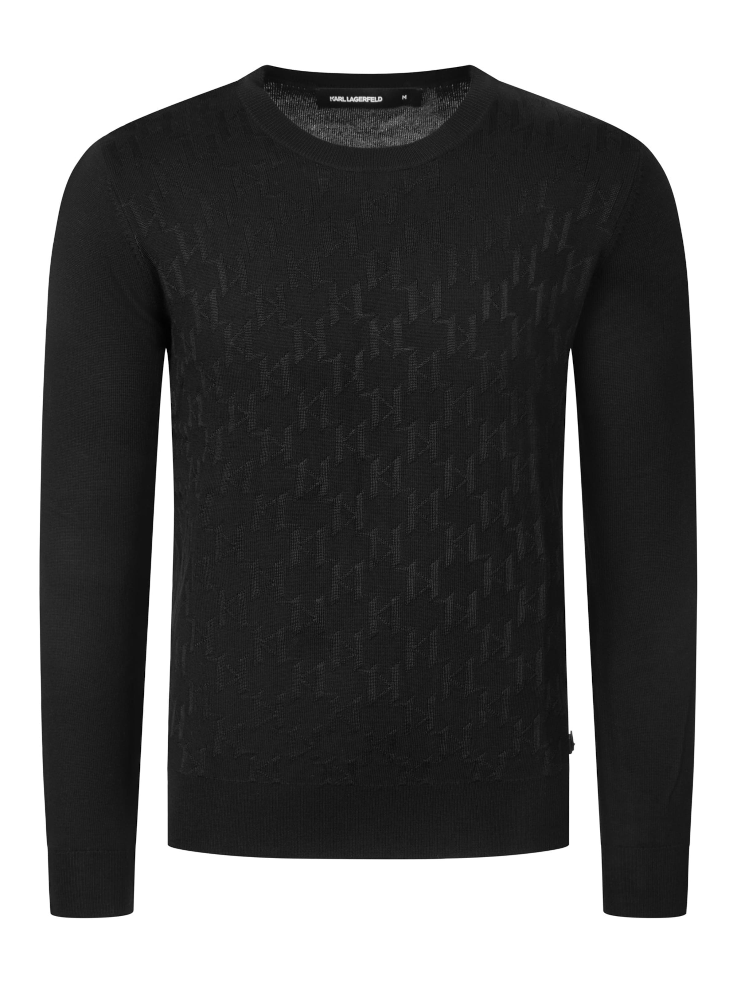 Karl Lagerfeld Shirt in Zwart: voorkant