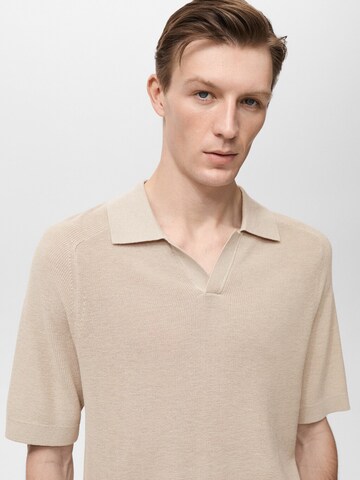MANGO MAN Bluser & t-shirts 'LINO' i beige