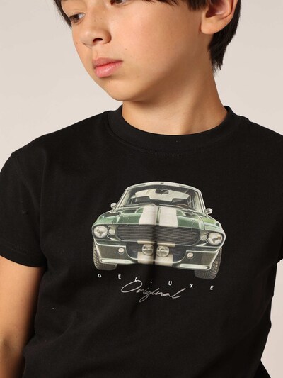 Deeluxe T-Shirt en noir, Vue avec produit