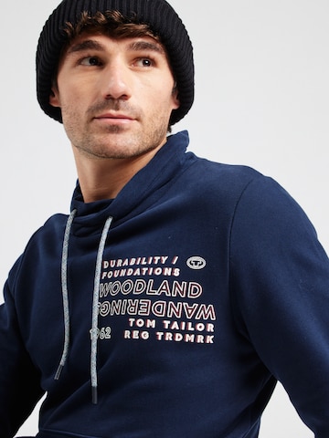 TOM TAILOR Sweatshirt in Blauw