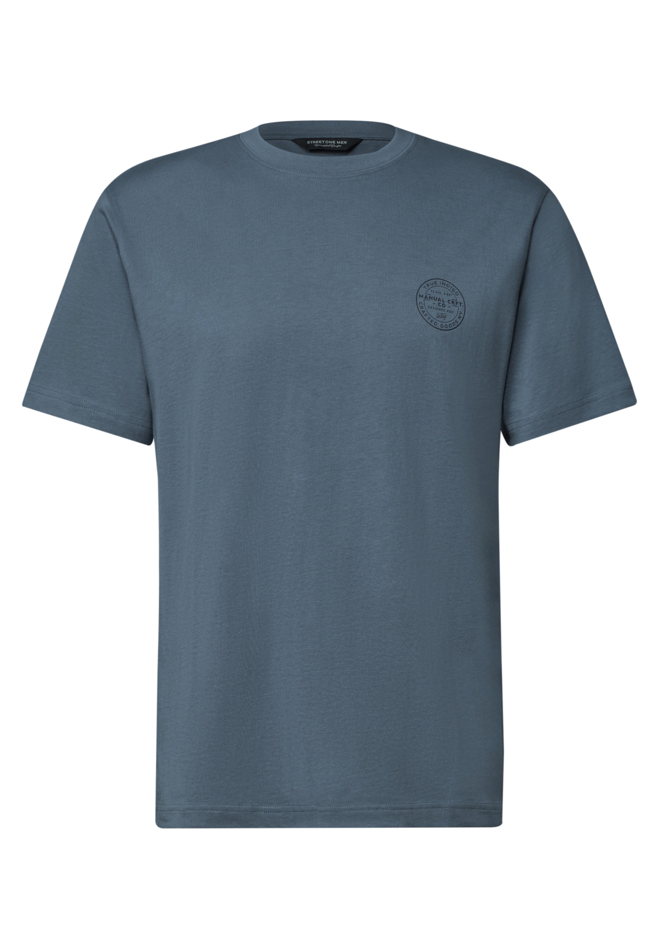 Street One MEN Shirt in Blue: front