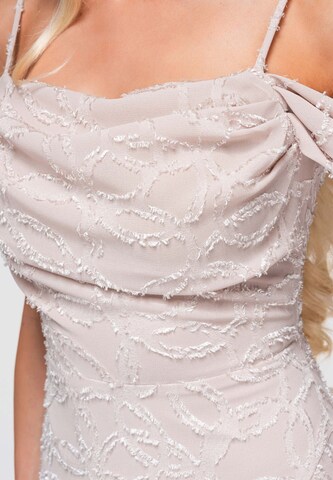 Robe de soirée Ombre en beige