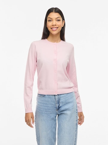 VILA Strickjacke 'VIMalu' in Pink: Vorderseite