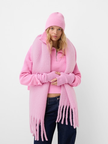 Écharpe Bershka en rose