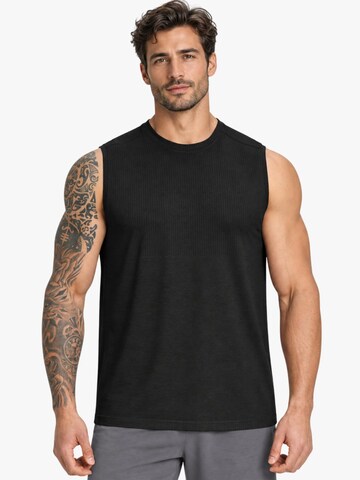 BIMONI Performance Shirt 'Fitness Ärmelloses Tank Top Shirt' in Black: front