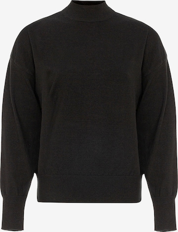 Pull-over CIPO & BAXX en noir : devant
