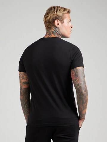 BJÖRN BORG Funktionsshirt 'ESSENTIAL' in Schwarz