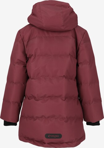 ZigZag Winter Jacket 'Veronica' in Red