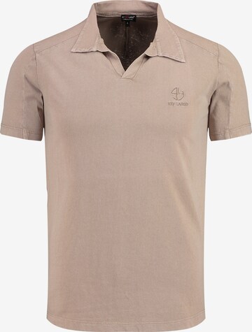 T-Shirt Key Largo en beige : devant