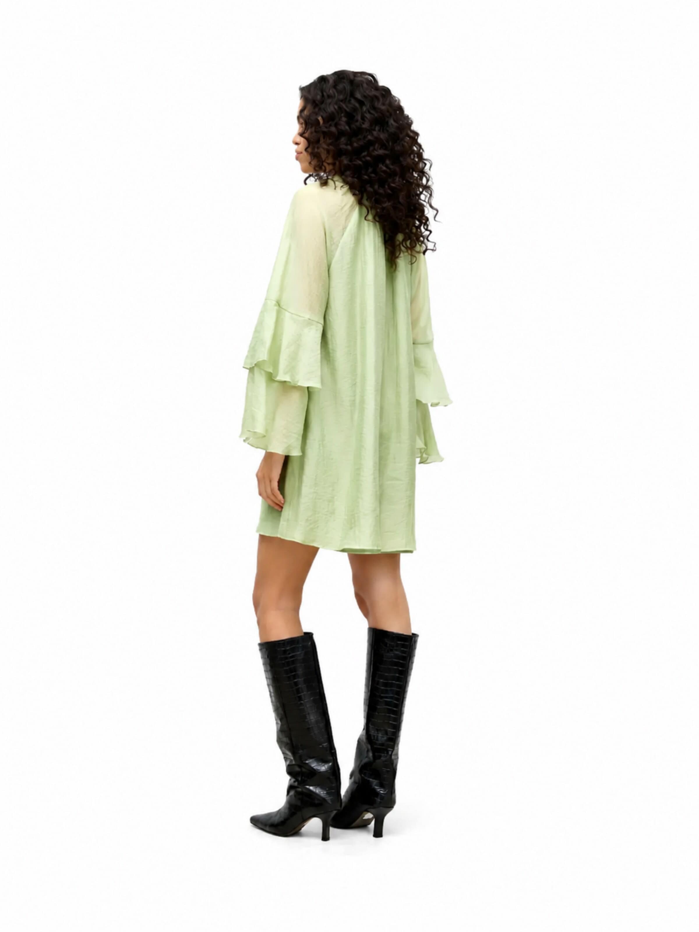 VERO MODA Jurk 'AWVALORA' in Groen