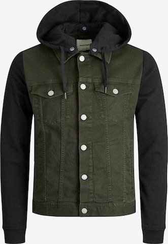 JACK & JONES سترة غير رسمية 'TALVIN' بلون أخضر: الأمام