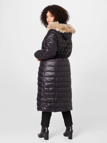 River Island Plus Winter Coat 'CAMPBELL' in Black