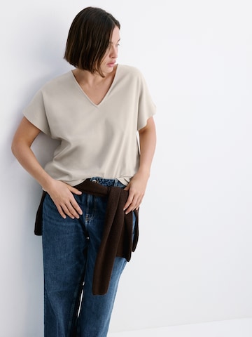 MANGO Shirt 'SEVIPI' in Grey