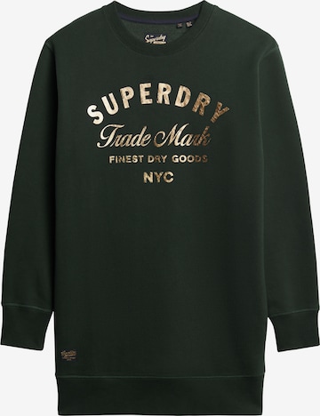 Superdry Jurk in Groen: voorkant