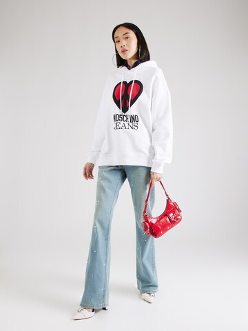 Moschino Jeans Sweatshirt i vit