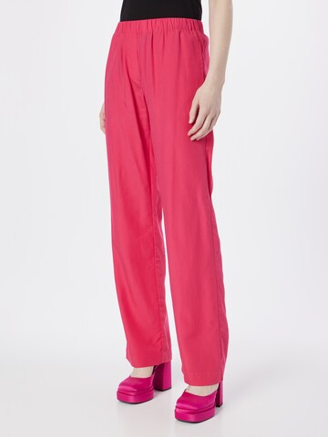 Samsøe Samsøe Loose fit Pants 'Hoys' in Pink: front