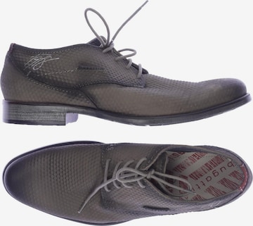 bugatti Flats & Loafers in 41 in Grey: front